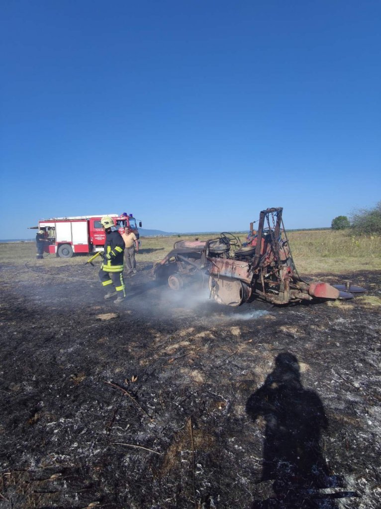 Kigyulladt egy kistraktor