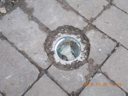 Lámpákat rongáltak meg