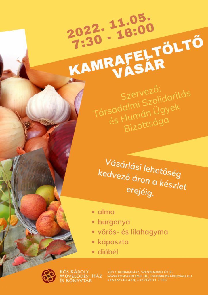 II. őszi kamrafeltöltő vásár