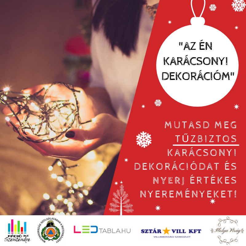 Karácsonyi nyereményjáték a Rádió Szentendrével