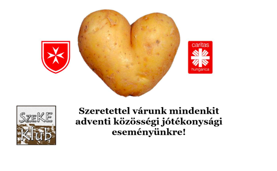 Adventi krumpliebéd december 10-én