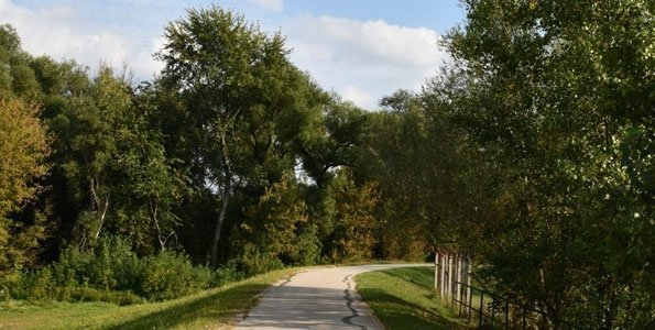 Az EuroVelo6 egy keskeny sávját lezárják a forgalom elől