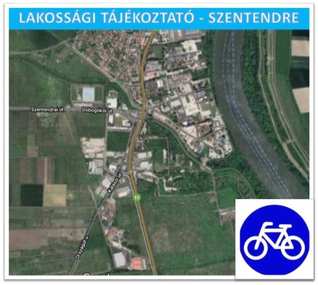 Helyreállítási munkálatok a szentendrei kerékpárút déli szakaszán