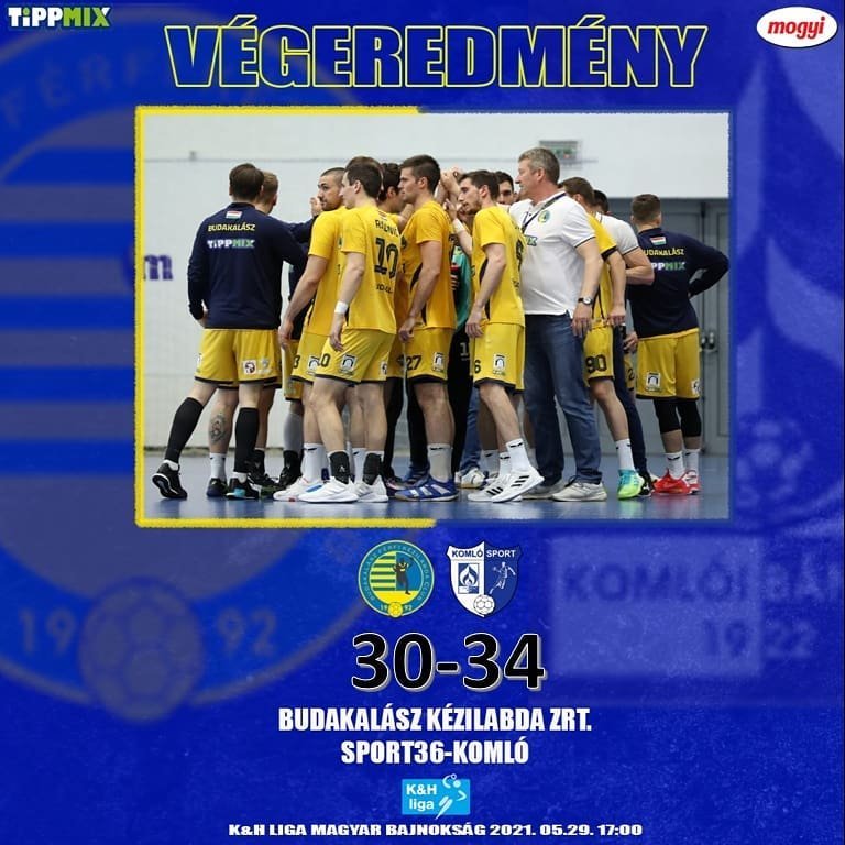 10. helyen végzett a Budakalász Kézilabda Zrt. a Férfi K&H Liga idei szezonjában