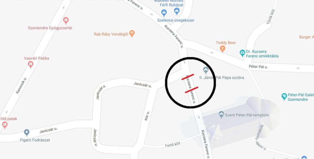 Csőtörés miatt lezárták a Kucsera Ferenc utcát