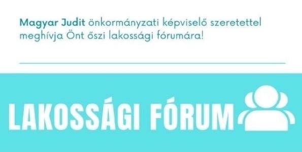 Lakossági fórumok a Pannóniatelepen