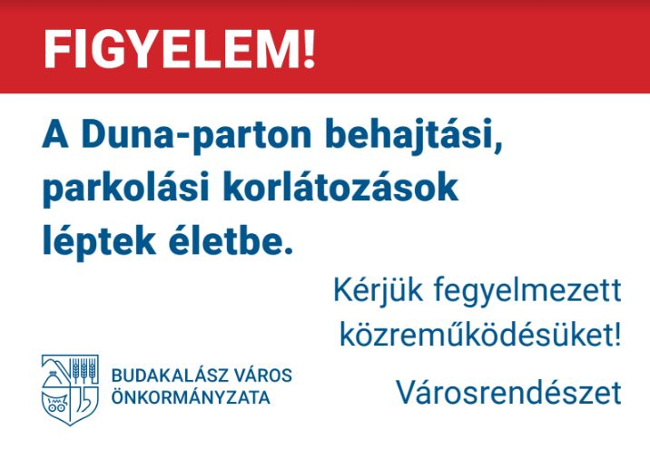 Hétvégi közterület-használati szigorítások Budakalászon