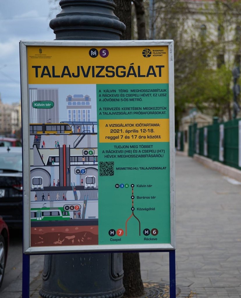 Megkezdődött az M5-ös metróvonal építése