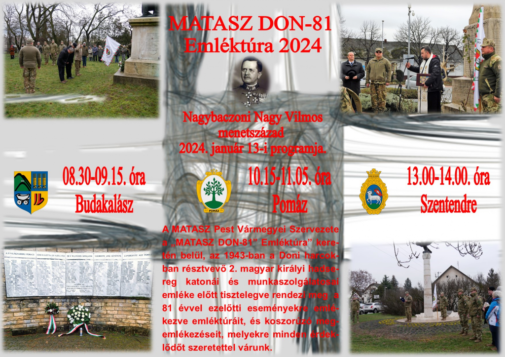 „MATASZ DON-81” Emléktúrák Pest Vármegyei Szervezete