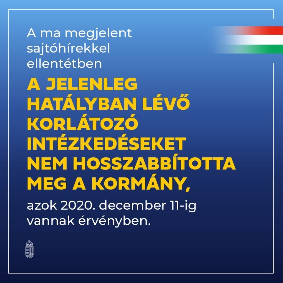 Meghosszabbította a kormány a veszélyhelyzetet 2021. február 8-ig