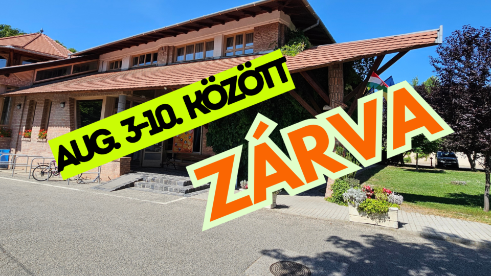 A Kós Károly Művelődési Ház nyári szünetet tart