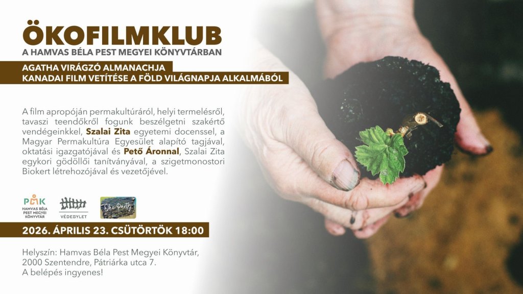 Ma esti program a könyvtárban: Ingyenes Föld napi filmvetítés és szakértői beszélgetés