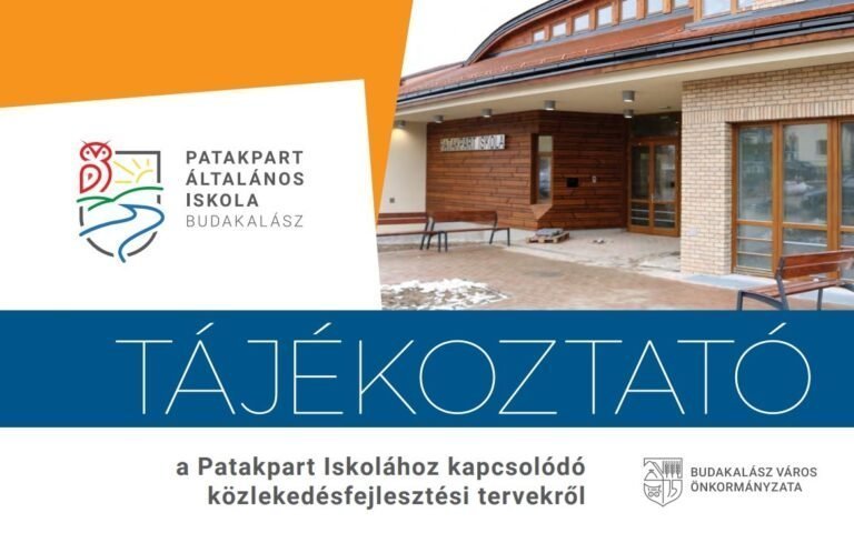 Megjelent a Patakpart Általános Iskolához kapcsolódó úthálózatfejlesztés felhívása