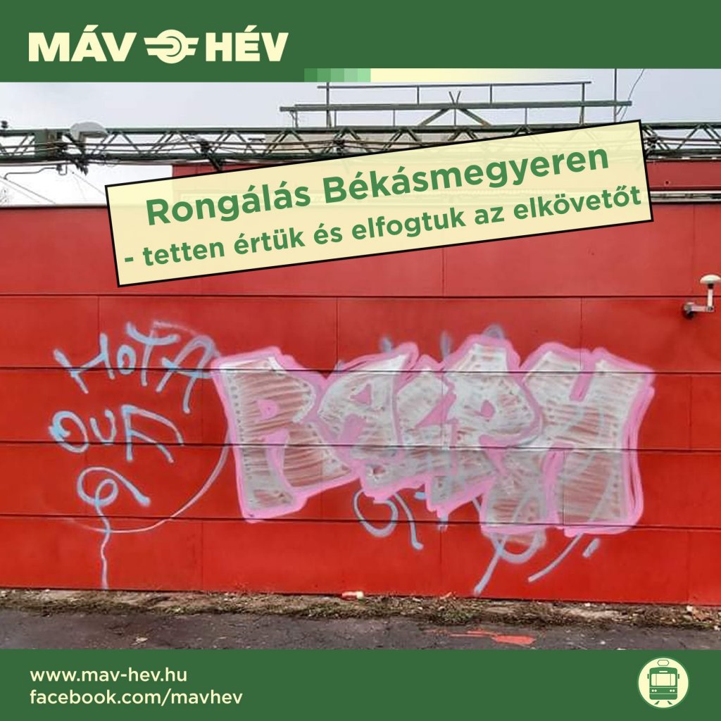 Megrongálták a HÉV békásmegyeri állomásának épületét