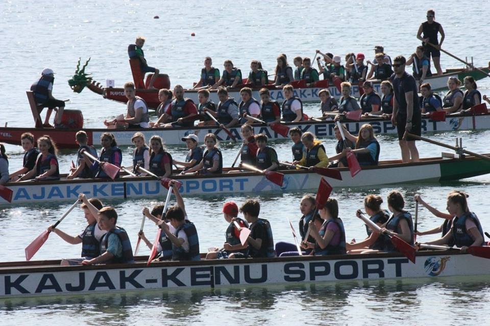 Sárkányhajó verseny az Omszk-tavon!