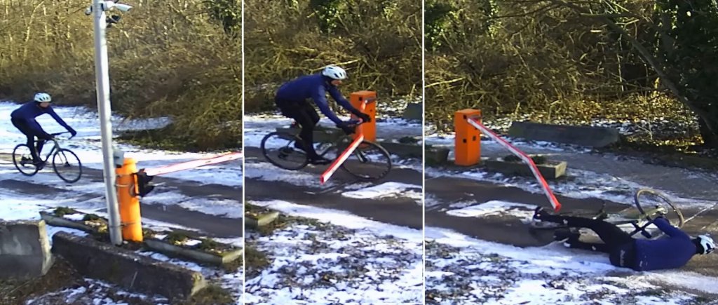 Újra letörték a Gát utcai sorompót Budakalászon