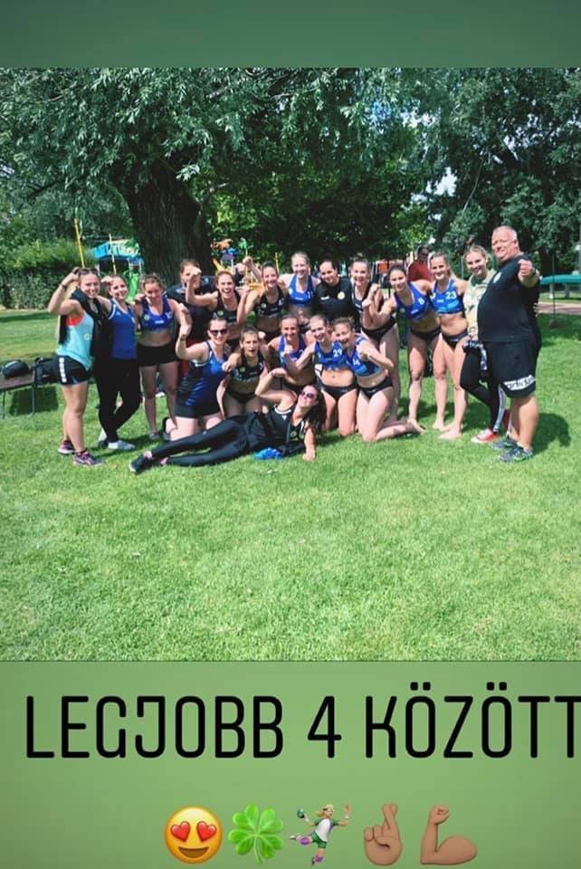 Ezüstérmet szereztek a szentendrei lányok a Strandkézilabda Magyar Kupán