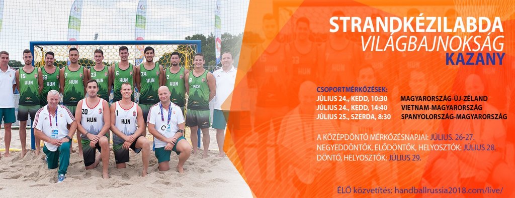Győzelemmel kezdett Magyarország a Strandkézi VB-n Kazanyban!