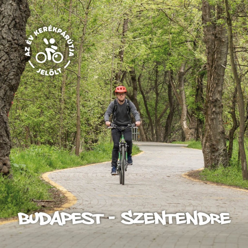 Az Év Kerékpárútja 2022 döntősei között a Budapest-Szentendre kerékpárút