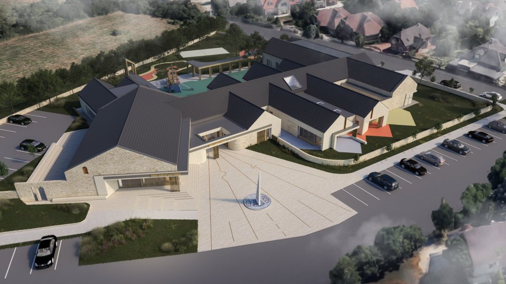 Megkezdődtek a földmunkák az új katolikus óvoda területén