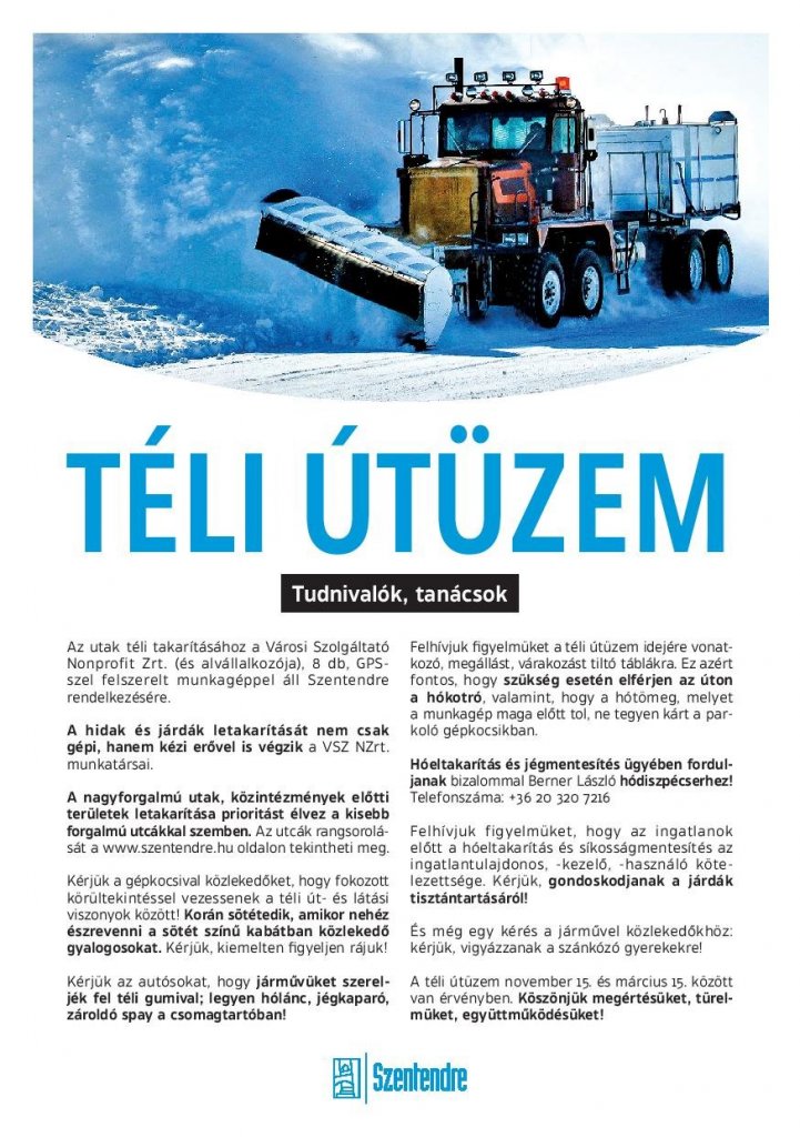 Téli útüzemeltetés