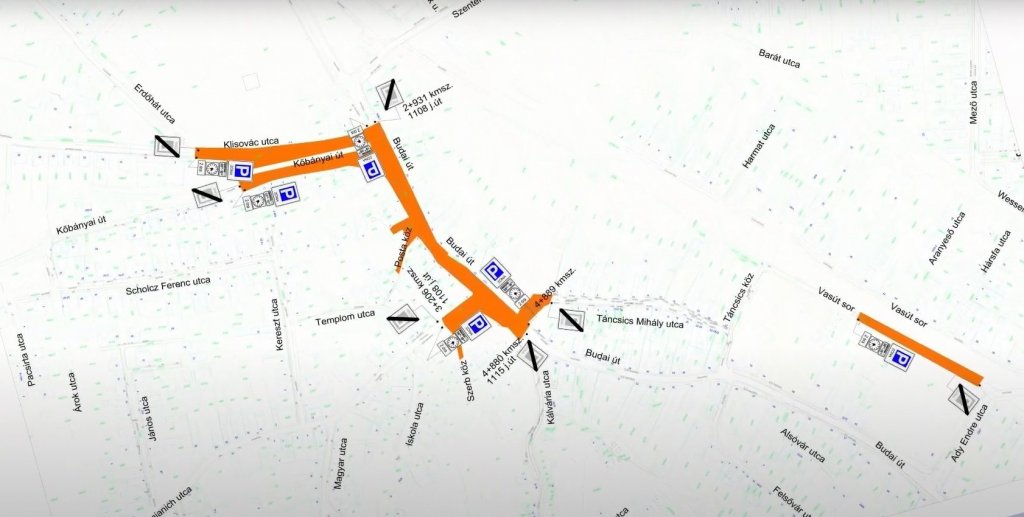 Időkorlátos parkolás lépett életbe Budakalász belvárosában