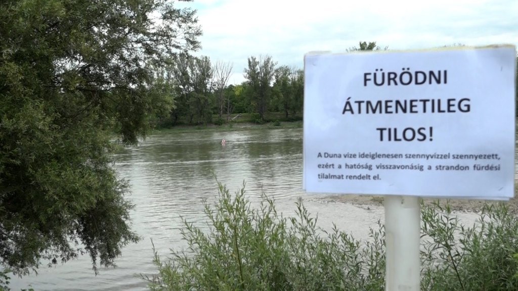 Tilos fürödni átmenetileg a Postás strandon 
