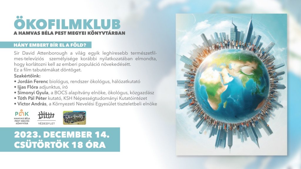 Ökofilmklubot tartanak a PMK-ban