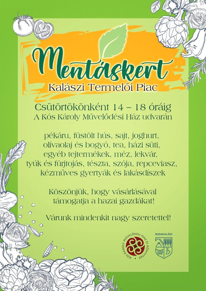 Csütörtökön újra nyit a Mentáskert