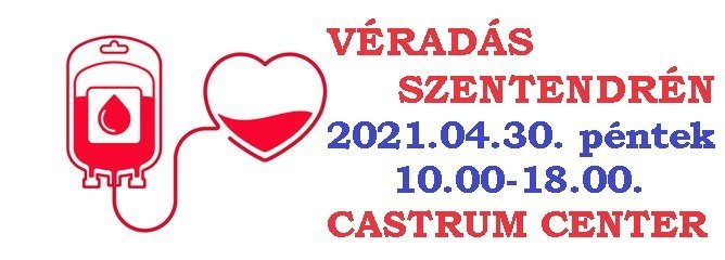 Véradás lesz pénteken a Castrum Centerben
